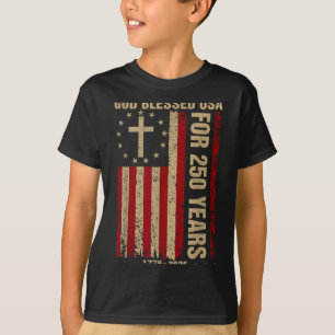 T-shirt Dieu a béni les États-Unis pendant 250 ans 1776 20