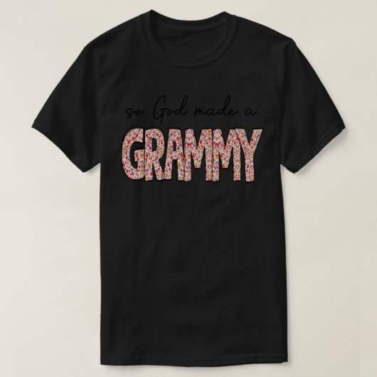 T-shirt Dieu A Fait Un Grammy (Design devant)