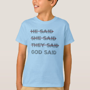 T-shirt Dieu a le dernier mot
