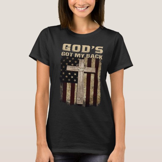 T-shirt Dieu a mon dos (Devant)