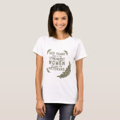 T-shirt Dieu A Trouvé Certaines Des Femmes Les Plus Fortes (Devant entier)