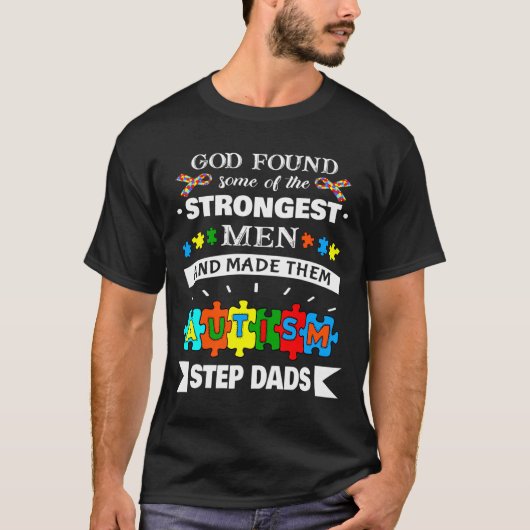 T-shirt Dieu A Trouvé Une Sensibilisation sur l'autisme La (Devant)
