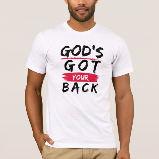 T-SHIRT DIEU A VOTRE DOS (Devant)
