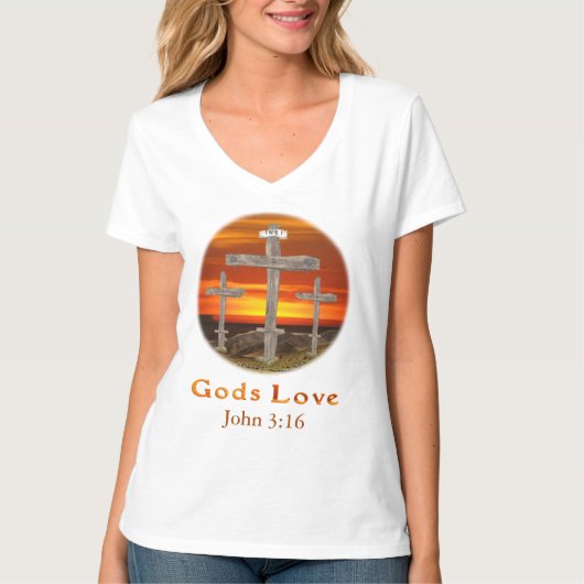 T-shirt Dieu aime (Devant)