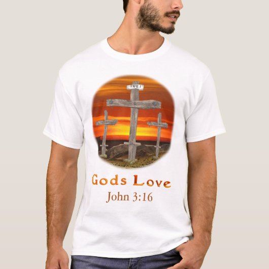 T-shirt Dieu aime (Devant)