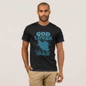 T-shirt Dieu aime l'Iran (Devant entier)