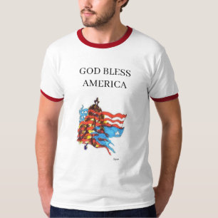 T-shirt : DIEU BÉNÉFICIE L'AMÉRIQUE