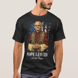T-shirt Dieu Béni Nouveau Pape Léon Xiv Église catholique