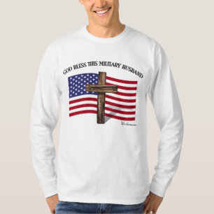 T-SHIRT DIEU BÉNISSE CE MARI MILITAIRE