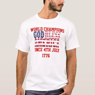 T-shirt Dieu bénisse l'Amérique