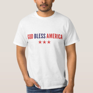 T-shirt Dieu bénisse l'Amérique