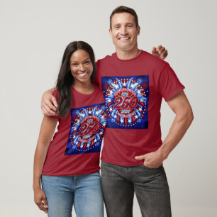 T-shirt Dieu bénisse l'Amérique Terre que j'aime Graphique