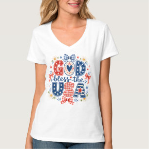 T-shirt Dieu bénisse les États-Unis