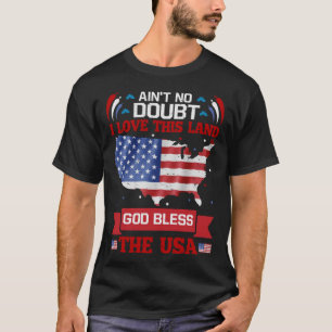 T-shirt Dieu bénisse les USA