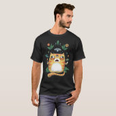 T-shirt Dieu Chat de Yoga (Devant entier)