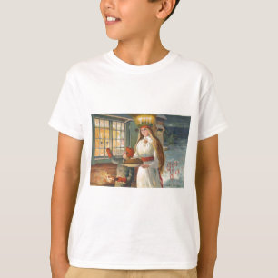 T-shirt Dieu danois vintage juillet de Noël