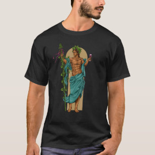 T-shirt Dieu De La Mythologie Grecque Bacchus Dionysus