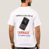 T-shirt Dieu de myrtille (Dos)