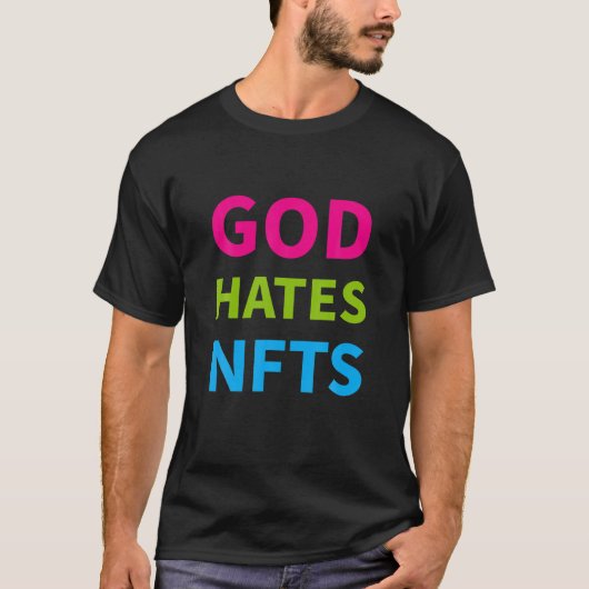 T-shirt Dieu déteste Nfts (Devant)