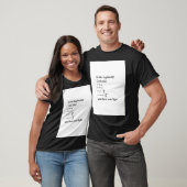T-shirt Dieu Dit Maxwell équations (Unisexe)