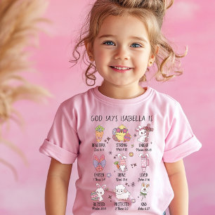 T-Shirt Dieu dit que je suis Pâques personnalisé