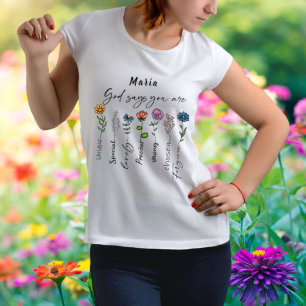 T-shirt Dieu Dit Que Vous Êtes Assez Chrétien