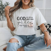 T-shirt Dieu écrit encore ton histoire drôle Christian