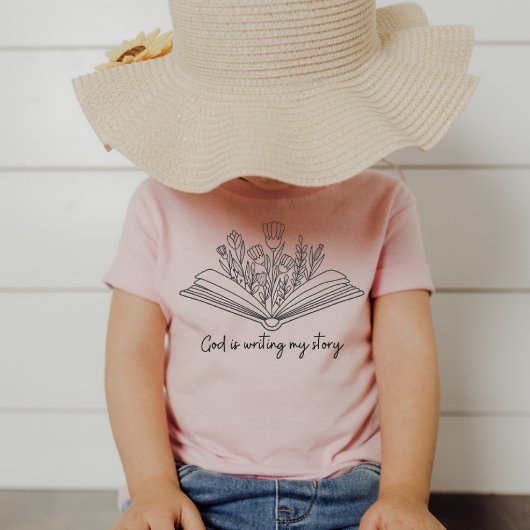 T-shirt Dieu écrit mon histoire Chemise de Christian Kid