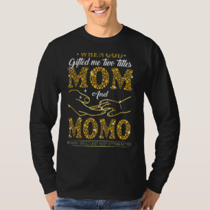 T-shirt Dieu Ed Me Deux Titres Maman et maman Happy Mother
