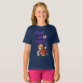 T-shirt Dieu est amour (Devant entier)