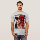 T-shirt Dieu est amour (Devant entier)