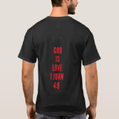 T-shirt Dieu est amour (Dos)