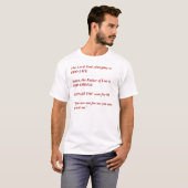T-shirt Dieu est anti-avortement (Devant entier)