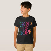 T-shirt Dieu est bon chrétien Jésus Fils Soeur Frère Tod (Devant entier)