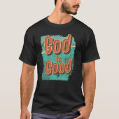 T-shirt Dieu est Bonne Vibes de plage MAINTENANT Inspirati (Devant)