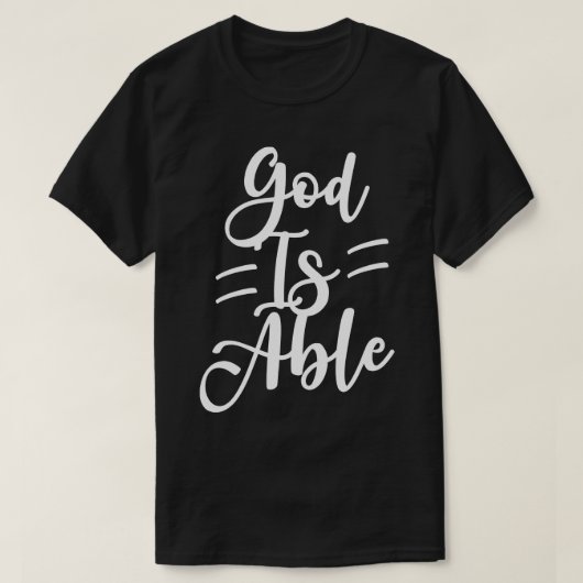 T-shirt Dieu est capable (Design devant)