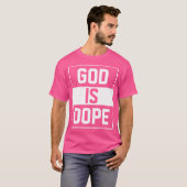 T-shirt Dieu est fou (Devant entier)