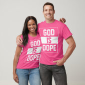 T-shirt Dieu est fou (Unisexe)