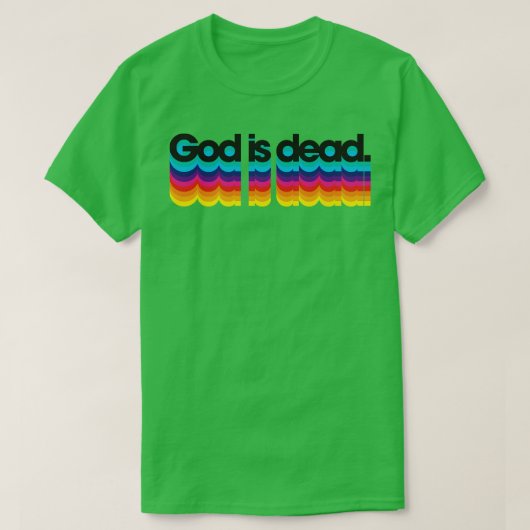 T-shirt Dieu est mort (Design devant)