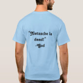 T-shirt "Dieu est mort ! " - Nietzsche (Dos)