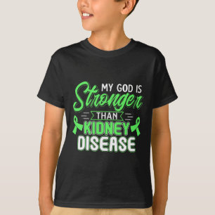 T-shirt Dieu Est Plus Fort Que La Sensibilisation Aux Mala