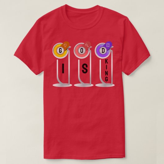 T-SHIRT DIEU EST ROI (Design devant)