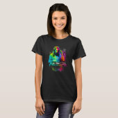 T-shirt Dieu Est Un DJ (Devant entier)