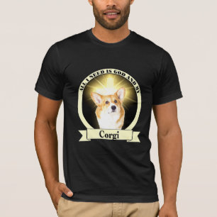 T-shirt Dieu et mon Corgi