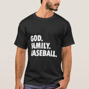 T-shirt Dieu Famille Baseball Nouveauté Foi