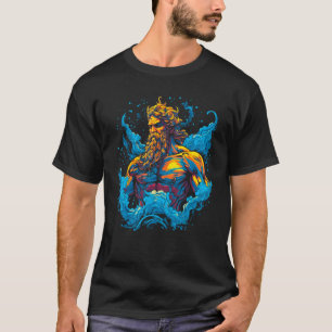 T-shirt Dieu grec Poseidon Mythologie grecque Neptune