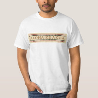 T-shirt "Dieu hawaïen est les chemises Blanches-Seulement