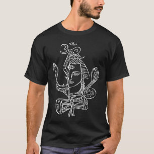 T-shirt Dieu hindou Lord Shiva spirituel Yogi Inspirant