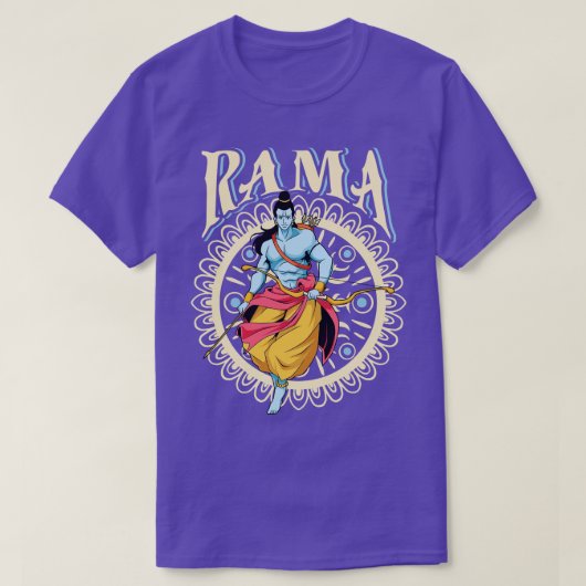 T-shirt Dieu hindou Rama (Design devant)