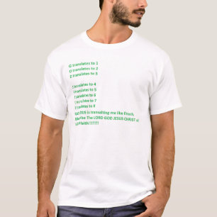 T-shirt DIEU JÉSUS du SEIGNEUR 8 foi